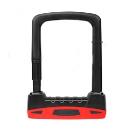 KEDUODUO Accessori KEDUODUO Lock U-Block di Alta Gamma di Taglio Idraulico Serratura idraulica Blocco Moto Conveniente Serratura Cornice per Biciclette Accessori per Biciclette, Rosso, S