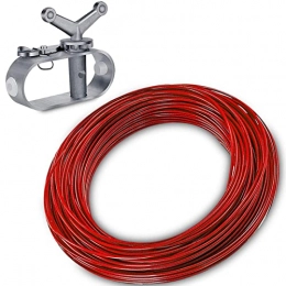 Yusheng Accessori Kit cavo e verricello da 100 piedi, accessori per coperture invernali per piscine fuori terra, verricello per il fissaggio di coperture per piscine fuori terra (100 piedi, 130 piedi, 150 piedi)