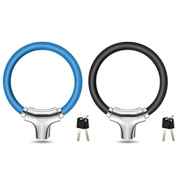 LENSHAO Accessori LENSHAO Antifurto portatile serratura della bici serratura della bici serratura portatile della bicicletta antifurto sicurezza montagna accessori anello casco del motociclo (colore: blu)