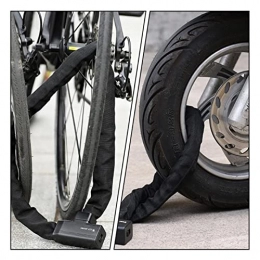 LENSHAO Accessori LENSHAO Lucchetto antifurto portatile per bici da bicicletta, 1 pezzo utile per lucchetto da strada per ciclismo e montagna (nero)