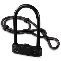 LNDDP Accessori LNDDP Combinazione Bici Bicicletta a 4 cifre Bicicletta U-Lock Bicicletta Bicicletta Ciclismo Scooter Sicurezza Catena Blocco di Sicurezza