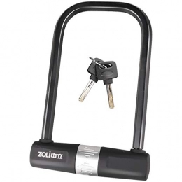 LQLQL Accessori LQLQL Chiusura per Bicicletta, Doppia Chiave per Password, Anti-idraulica antifurto antifurto, Adatta per Porta a vetri, Bicicletta, Mountain Bike, Nera