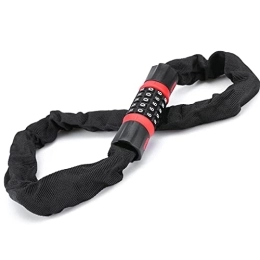 FADGOOD Accessori Lucchetti A Catena In Lega Di Acciaio Antifurto Per Motociclette Per Mountain Bike Portatili, BR3 1.2M