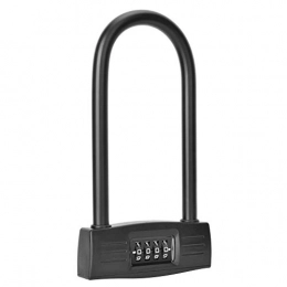 Garsent Accessori Lucchetto a U Per Bici, Blocco a U numeri a 4 cifre Bicycle u-Lock per blocco antifurto