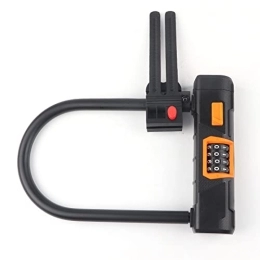 RUBENZ Lucchetti per bici Lucchetto a U Per Bici, Lucchetto Per Bicicletta, Lucchetto Per Bicicletta con Password a 4 Cifre, Armadietto Per Bicicletta, Lucchetto Ad Anello Antifurto Ad Alta Sicurezza Accessori Per Biciclette