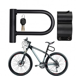 JustSports Lucchetti per bici Lucchetto a U per Bicicletta Serrature per Cavi da Ciclismo Lucchetto per Bicicletta di Sicurezza con Cavo in Acciaio Antifurto Accessori per Biciclette da Strada per Scooter Elettrici per Moto