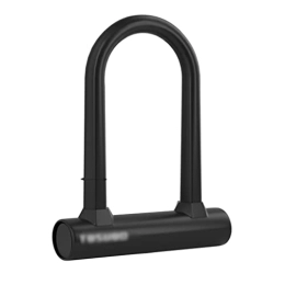 LKHJ Lucchetti per bici Lucchetto con chiave U Lock, con cavo flessibile in acciaio da 1, 2 m e staffa di montaggio robusta per biciclette, moto, moto, biciclette e biciclette a U