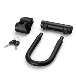 Samnuerly Accessori Lucchetto per bici Antifurto Lucchetto a U Bici MTB Lucchetto per bicicletta da strada Lucchetto per bici Accessori per ciclismo Sicurezza in acciaio resistente Cavo per bici Set ULock ， Su