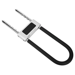 DTZW Accessori Lucchetto per bici, lucchetto per moto Supporto per lucchetto a forma di U Sblocco dell'impronta digitale Ricarica USB per biciclette Veicoli elettrici, motocicli