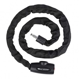 Hadristrasek Accessori lucchetto per bicicletta Blocchi bici antifurto Serratura a catena in acciaio con sicurezza in bicicletta rinforzata in bicicletta moto mountain road Bike Block-.M. Catena lucchetto ( Color : 1.2 m )