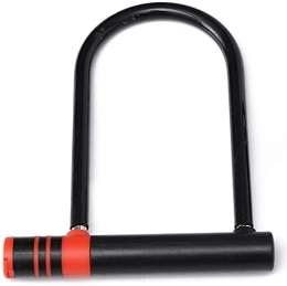 LUZTOL Accessori Lucchetto per catena antifurto di sicurezza per serratura esterna in lega di acciaio per bicicletta