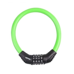 LYPOCS Accessori LYPOCS Catena Monopattino Lucchetto for Bicicletta Mountain Bike Blocco Password a 4 cifre Catena in Acciaio di Sicurezza Portatile antifurto Lucchetto per Bici (Color : Green)