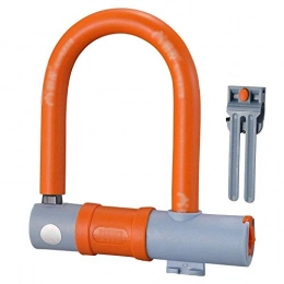 MDZZ Accessori MDZZ Blocco Bici Bike U-Lock, Blocco Heavy Duty for Bici da Strada, Mountain Bike, Bici elettriche, Scooter e motocicli (Color : Orange)