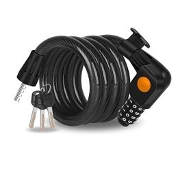 MHUI Accessori MHUI Catena antifurto per Bici Circa 4 Piedi e 12 mm più Spessa antifurto antitaglio Non tagliabile ad Alta Sicurezza Lucchetto Catena per Bicicletta Lucchetto con Chiavi per Bici, Moto