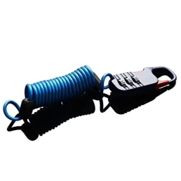 NFEGSIYA Lucchetti per bici NFEGSIYA Lucchetto per Bicicletta Bicicletta Moto a Tre cifre Password Password Combinazione Cavo Cavo Casco Casco Serratura Casco 60 * 22mm Catena di Sicurezza Serratura (Color : Blue)