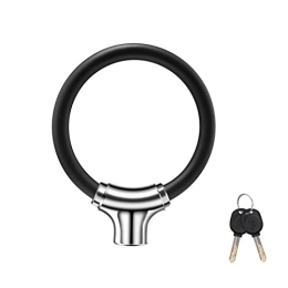 NFEGSIYA Lucchetti per bici NFEGSIYA Lucchetto per Bicicletta Lucchetto Portatile Bicycle Serk Password Padlock MTB. Accessori for Ciclismo in Bicicletta for Moto (Color : Black)