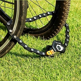 Qingxin Accessori Qingxin - Serratura per bicicletta industriale resistente antifurto pieghevole ad alta sicurezza per attività all'aperto