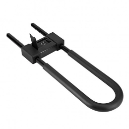 Qioniky Accessori Qioniky Lucchetto per Bicicletta con Impronte digitali, Lucchetto Tipo U, Lucchetto USB Impermeabile per Porte di Riferimento per Banche