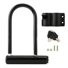 LDDJ Accessori Serratura Bici in Lega di Zinco Pesanti Bicicletta U Lock Bicicletta in Bicicletta in Acciaio Bicycle Security Bike Bike Moto Bicycle Security Anti-Theft Lock Materiale Metallico