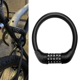 SULIVES Accessori SULIVES Lucchetto per bicicletta ad alta sicurezza, lucchetto a combinazione resettabile a 5 cifre, lucchetto impermeabile per bicicletta, moto, porta, cancello, serratura a catena antifurto