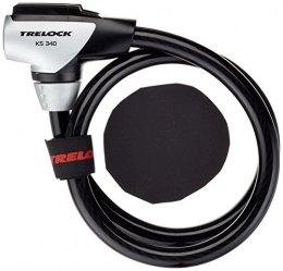 Trelock Lucchetti per bici Trelock, Lucchetto a Cavo per Bicicletta KS 340 / 80 / 14 ZK 300