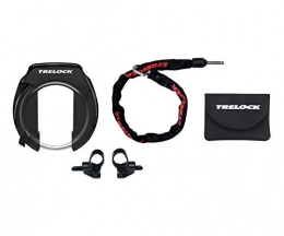Trelock Accessori Trelock RS 351 P-O-C / ZR 355 - Set di lucchetti per Bicicletta, Colore Nero