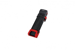 Trelock Accessori Trelock Trigo, Lucchetto Pieghevole. Unisex-Adulto, Colore: Rosso, 100 x 10 x 10 cm