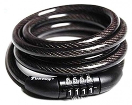 TTW Lucchetti per bici TTW Blocco Biciclette Cassaforte Anti-Theft Bike Outdoor Bike 4 Lettere Code Block Bike Cable Cable Password Serrature 1.2M Moto Bike Accoessories Blocchi Bici con Tasti (Color : 120cm)