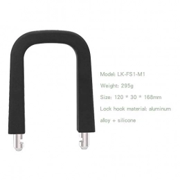 LANZHEN-RY Accessori ULAC Impronte Biciclette Blocco Antifurto U-Lock Intelligente Sicurezza Lockset Giardino Bicicletta Motociclo Accessori E-Bike Privo di pause, deformazione e resistente (Color : LK FS1 M1)