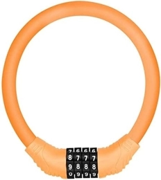 UPPVTE Accessori UPPVTE Locker for Biciclette antifurto, armadietto for Ruote di Sicurezza Portatile scoota Lucchetti (Color : Orange, Size : 11x10.5cm)