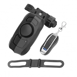 WAAPUU Accessori WAAPUU Serratura antifurto di Vibrazione del di Allarme della Bici del Motociclo di Sicurezza USB Wireless Ricaricabile con Telecomando (Color : Black)