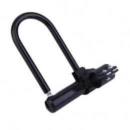 WAYYQX Accessori WAYYQX D-Lock con Chiavi Bicicletta U Blocco Bike Cycling Acciaio Antifurto di Sicurezza della Serratura della Bicicletta Ciclismo Accessorio di Sicurezza con Staffa di Montaggio Tasto U-Lock