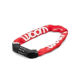 woom Accessori WOOM™ LOKKKI - Lucchetto per bicicletta Lokki, colore: rosso