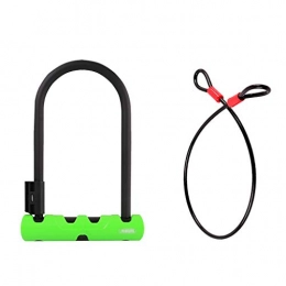 WSNBB Accessori WSNBB Serratura A U, con Cavo in Acciaio, Serratura Antifurto, Blocco U per Mountain Bike, Cesoia Anti-idraulica, Spazio di Bloccaggio 180 * 80mm