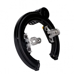 XWLAI Accessori XWLAI Lucchetto A Combinazione Nero Lucchetto A Ferro di Cavallo, Lucchetto Antifurto con Password per Mountain Bike, per Biciclette All'aperto per Impieghi Gravosi (Color : Black)