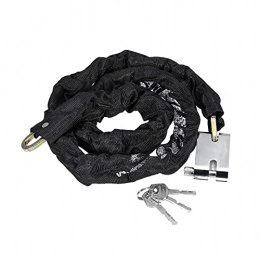 ZHENDI Accessori ZHENDI YANGTAO Store 65 cm / 1.8m Catena di Moto Blocco Blocco Moto Blocco Bicicletta Blocco Bicicletta Sicurezza Anti-furto Outdoor Blocchi rinforzati (Color : 65cm)