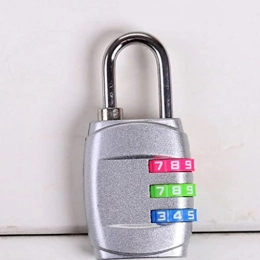  Accessori Zinc Alloy Luggage Password Padlock Combination Padlock Gym Color Wheel Password Lock (Color : D) (E)