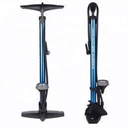 kit di strumenti Pompe da bici 160 PSI Piedi Pneumatici Pompa con manometro Gauge Pneumatici Gonfiatore for la Bicicletta / Materasso Gonfiabile / Calcio Bike Piano Pompe PRO Strumento Bike (Color : Blue, Size : 62cm)