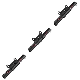 Vaguelly Pompe da bici 3 Pcs Pompa Portatile Della Bici Bicicletta Di Gonfiaggio Pneumatici Mini Pompa Della Bici Pompa Della Gomma Ad Pressione Pompa Della Bici Strada Alluminio Gonfiatore Vaguelly