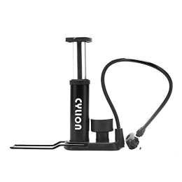 ACEACE Pompe da bici ACEACE Pompa per Biciclette a Pedale Anti-Crack Pompa a Mano ad Alta Pressione Pompa per Bici Portatile ad Alta Pressione Pompa Anti-Skid Multiuso Design Bike Pump Air (Color : Black)