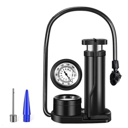 ACEACE Pompe da bici ACEACE Pompa per Biciclette Pompa ad Alta Pressione Portatile Mini Bike Pump Pompe per Biciclette Pneumatici Pneumatici con manometro Accessori per Biciclette (Color : Black)