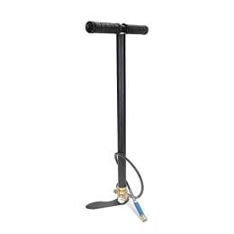 DULVAN Pompe da bici Attrezzatura per immersioni subacquee Pompa Ad Alta Pressione In Acciaio Inossidabile 30MPA 4500psi 40MPA 6000psi Manuale A Tre Stadi (Color : Noir, Size : A)