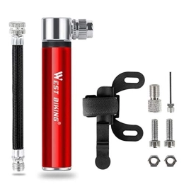 ARVALOLET Pompe da bici Bicycle Air Pump - Mini pompa per bicicletta, per mountain bike, basket, mini pompa ad aria