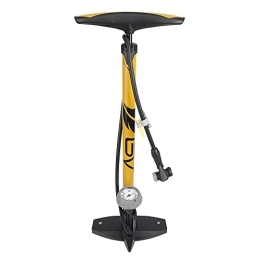 BV Accessori BV Pompa Bicicletta in Acciaio con Base, 160 psi, invertibile, per valvola Presta e Schrader