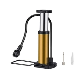 Generic Pompe da bici Ciclismo Accessori Bike Pump Mini Bike Piano pompa a pedale attivato biciclette d'aria della pompa e in lega di alluminio portatile Mountain Bike Tyre ( Color : Gold )