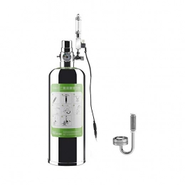 Decdeal Accessori Decdeal Kit Sistema Generatore di CO2 Acquario 1L Kit Generatore di CO2 con Elettrovalvola Atomizzatore Kit Reattore ad Anidride Carbonica per Piante Acquario