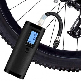 DSMGLRBGZ Accessori DSMGLRBGZ Pompa Bicicletta, Pompa Bicicletta con Manometro Elettropompa Wireless Potere Mobile Rilevamento della Pressione dei Pneumatici per Bicicletta Auto Pallacanestro Calcio Anello di Nuoto