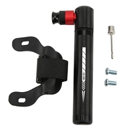 Fournyaa Accessori Fournyaa Pompa per Pneumatici per Bici, Mini Pompa per Bicicletta compatta Portatile a dissipazione di Calore Rapida Elaborazione CNC Antiscivolo per Mountain Bike da Strada(Nero)