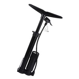 Garneck Pompe da bici Garneck Gonfiatore Pompa Ad Aria Manuale Pompa Per Pneumatici Portatile Pompa Ad Aria Portatile Pompa Per Pneumatici Per Bici Pompa Per Pneumatici Pompa Per Bici Con Manometro Nero Lega