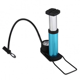 Hdiefei Accessori Gonfiatore per biciclette a piedino a pavimento portatile MTB 140. PSI con pompa aria ciclo manometro blu Hdiefei